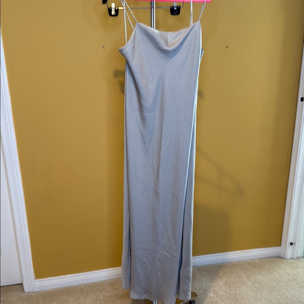 Elegant Light Sage Green Maxi Dress